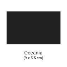 Cartão de visitas tamanho Oceania personalizável