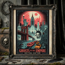 Haunted USA Cities – Spooky Travel Posters