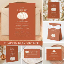 Boho Fall Pumpkin Baby Shower