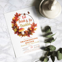 Rustic Autumn Charm Thanksgiving Collection 