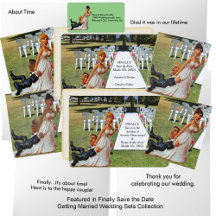 Finally Save the Date Getting Married Wedding Sets