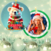 Teddy Bear Christmas Personalized  Kids Gifts
