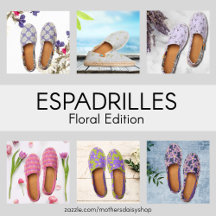 Cute Floral Espadrilles