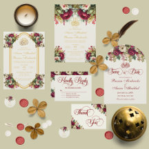 Elegant Floral Roses Islamic Wedding Suite