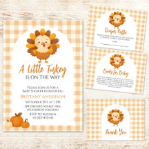 A Little Turkey Thanksgiving Baby Shower