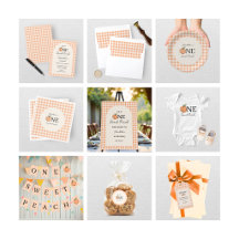 One Sweet Peach Kids 1st Birthday Party
