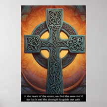 Eternal Unity: The Celtic Cross Posters