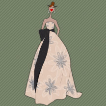 What will she wear? DIY Coloring