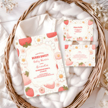 Strawberry Berry Sweet Baby Shower Coll