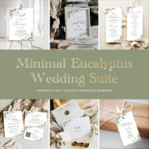 Minimal Eucalyptus Wedding Collection