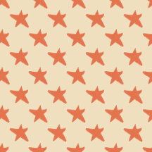 Cute Orange stars pattern