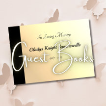 Memorial and Funeral Guestbooks