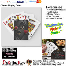 Playing Cards & Games (Customizable)