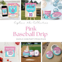 Baseball Drip Birthday Collection