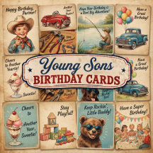 Young Son's Birthday Cards