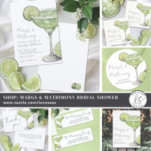 Simple Elegant Margarita Bridal Shower