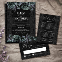 Victorian Floral Gothic Wedding Collection