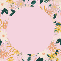 Watercolor Meadow Design Packaging Stickers