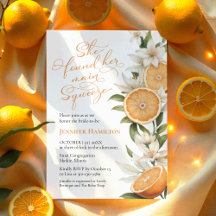 Main Squeeze Citrus Bridal Shower Collection