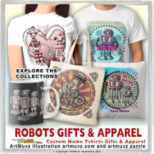 Robots gifts, apparel