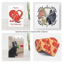 Valentine Animals on Cards & Gifts