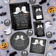 Little Spirit Halloween Ghosts Gender Reveal Party