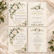 Heirloom Garden Ivory Rose Wedding Suite