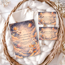 Celestial Astronaut Neutral Space Baby Shower