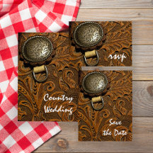 Brown Tooled Leather Horse Saddle Weddiing