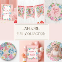 Strawberry 1st Birthday Berry Sweet