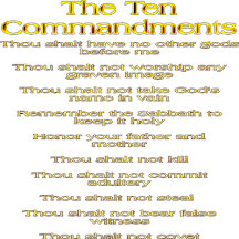 The Ten Commandments 01