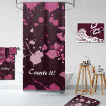 Splatter Bathroom Decor