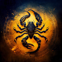 Cartes Postales Scorpions Zodiac