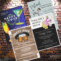 Happy Hour Invitations