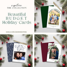 Beautiful BUDGET Holiday Cards