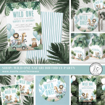 Wild One Jungle Safari 1st Birthday Party