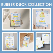 Rubber Duck Boy Birthday
