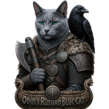 Russian Blue Veteran Odin’s Cat