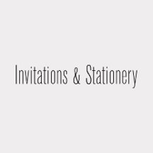 Invitations And Stationary