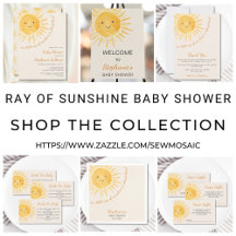 Ray of Sunshine Baby Shower Collection