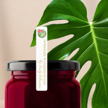 Homemade Jar Seal Thin Label
