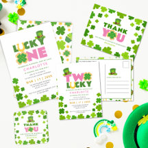 St. Patrick's Day Lucky Shamrocks Birthday Party