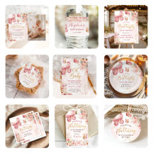 Pink Floral Butterfly Collection