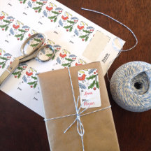 Holly Jolly Gift Wrap