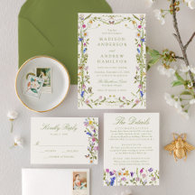 Colorful Wildflower Meadow Wedding
