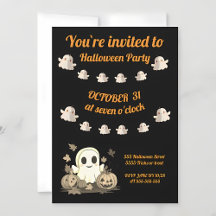 Halloween invitations