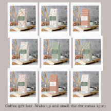 Smell the christmas spirit, Boho Coffee Gift box