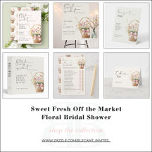 Sweet Fresh Off the Market Floral Bridal Shower