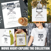 Retro Movie Night Adult Birthday