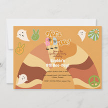 Let's boo-gie retro halloween birthday for kids